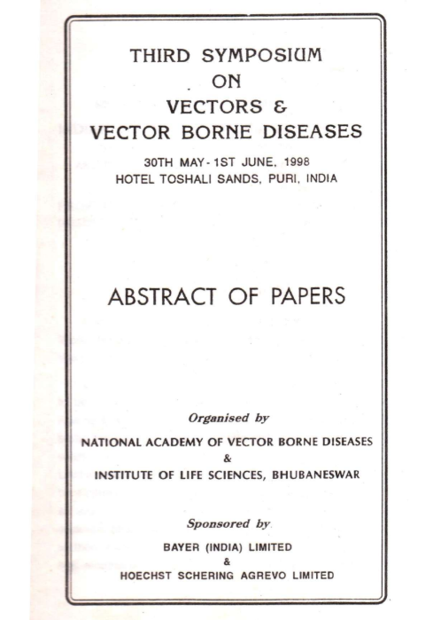 Cover of 3rd Symposium 1998